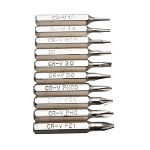 10pcs 28mm for CR-V Precision Screwdriver Bit Set PH00 PH0 Z1 Z0 3.0 2. - Picture 1 of 6