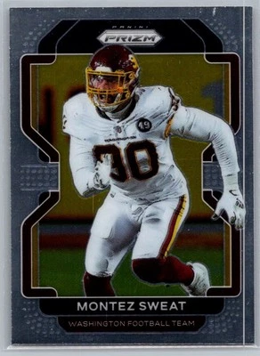 2021 Panini Prizm Montez Sweat Washington Football Team #214 - Image 1 of 2