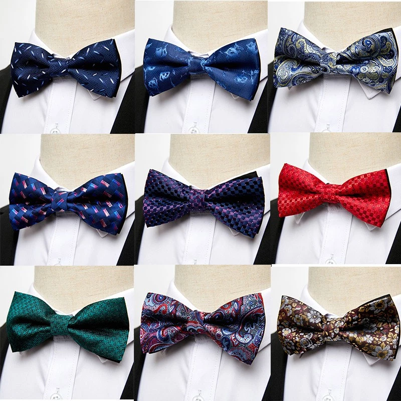 New Bow Tie Gentleman Groom Wedding Subtlety New Year Party with Gift Box - Image 1 of 1