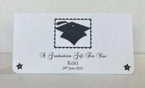 Graduation Gift/Money/Voucher Wallet - Handmade Personalised (GMW1) - Picture 1 of 2