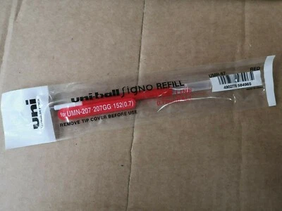 Uni-Ball Signo Refill Ersatzmine UMR-87 rot 0,7mm Ball 0,4mm Strichstärke