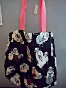 Handmade Reusable Shopping Craft Grocery Tote Bag - Picture 1 of 13