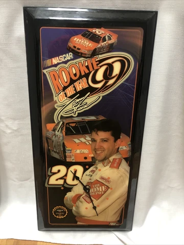 JEBCO 1999 TONY STEWART ROOKIE OF THE YEAR #830/5000 WALL MOUNT CLOCK Cover