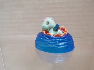 Hatchimals~Spin Master~Colleggtibles~Fuzzy Pony~Teal Pink Gray~Blue Wings~S1 - Picture 1 of 4