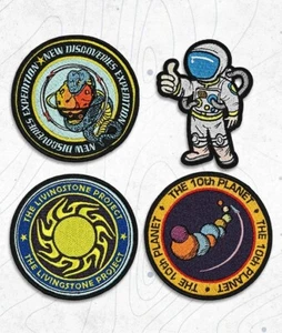 Starfield Constellation Explorer Astronaut Livingstone 10th Planet Patch Set NEW - Picture 1 of 1