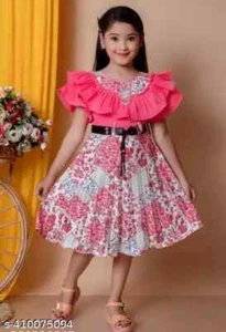 New Indian Stylish Dress For Baby Girls Beautiful Frock For Girls - Picture 1 of 8