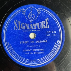 10" 78 RPM-Johnny Bothwell-I Cover the Waterfront/Street of Dreams/15012 - Picture 1 of 4