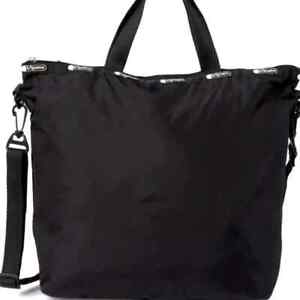 LeSportsac Women's Black Crossbody Shoulder  Easy Tote Bag Purse Travel NWT
