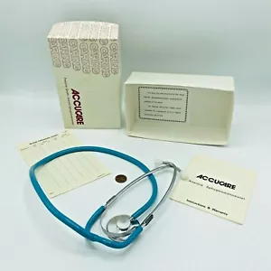 Vintage New Stethescope Accucare 9518 Aneroid Sphygmomanometer Japan Box - Picture 1 of 9