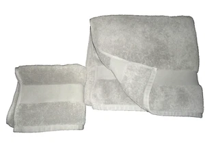 RALPH LAUREN WESCOTT GRAY (6P) BATH & HAND TOWELS & WASHCLOTHS SET - Picture 1 of 5