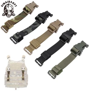 Kits adaptadores tácticos de plataforma de pecho a chaleco placa de correas hebilla portadora correa MOLLE - Imagen 1 de 16