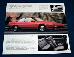 Subaru XT 6 1991 4x4 anuncio original del concesionario anuncio impreso 91 XT6 - Imagen 1 de 1