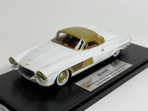 Cadillac Série 62 1955 Élégante Spéciale Par Motto Blanc Or 1:43 Brausi BRA2105 - Imagen 1 de 7