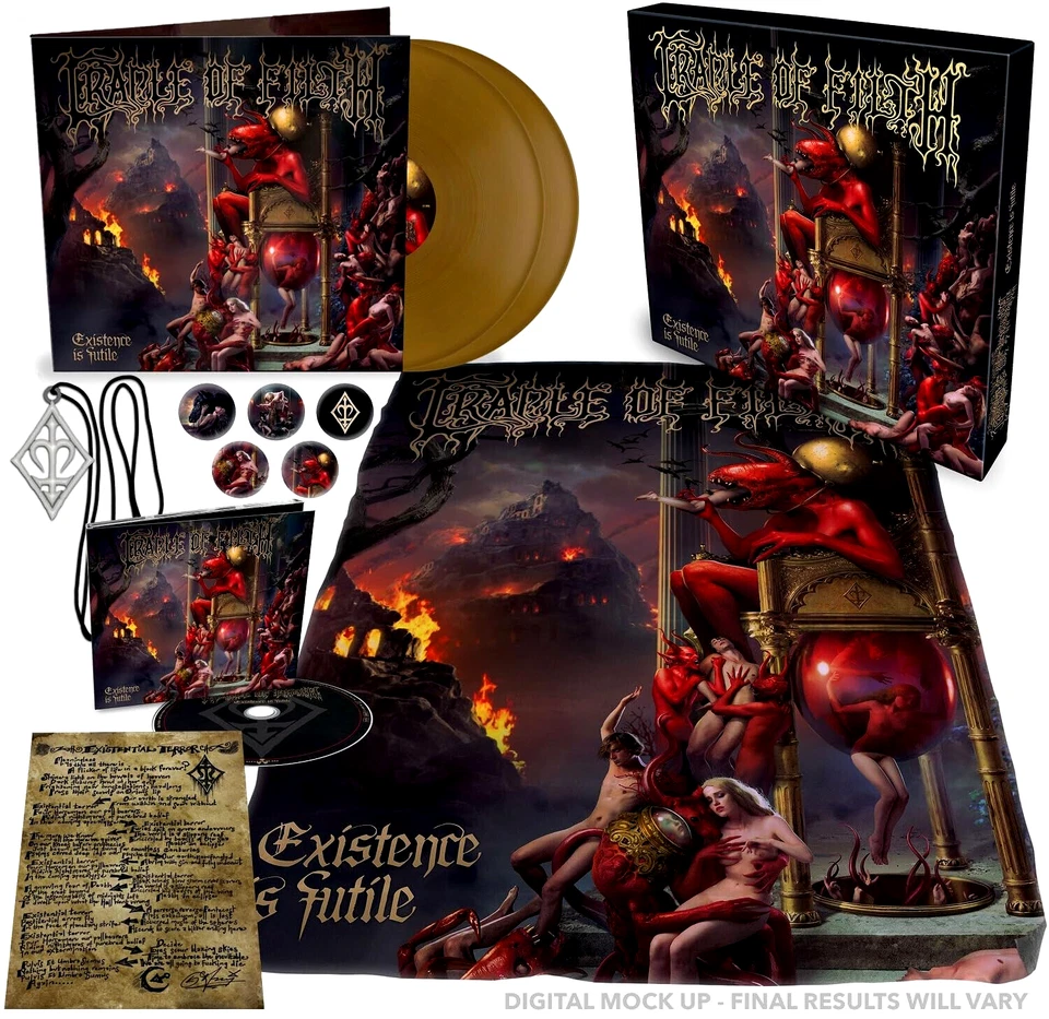 Cradle Of Filth Existence Is Futile Ltd. Box Edition VINYL & CD + Merch - Bild 1 von 1