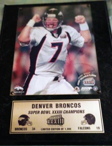 John Elway Super Bowl XXXIII Mounted Photo Cover