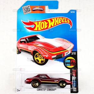 2016 Hot Wheels CORVETTE STINGRAY #58 red - HW Mild to Wild - 1:64 Mattel DHP83 - Picture 1 of 2