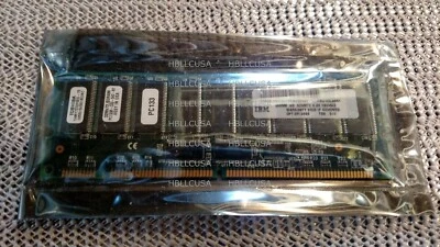 IBM P/N 33L3060 33L3061 38L2941 Memory ECC DIMM 256MB 133Mhz PC133 3.3v - Tested - Image 1 of 2