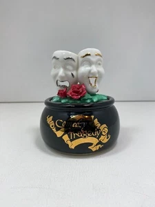 Máscaras de comedia/tragedia SF Music Box Co. 1996 coleccionables - decoración no funcional - Imagen 1 de 10
