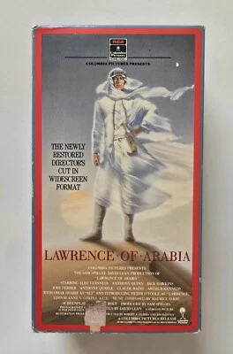 Lawrence of Arabia - Pre-Owned 2 VHS Tape Set. Director's Cut-Widescreen Format - Image 1 of 4