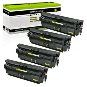 4PK CRG-040H Yellow Toner Compatible with Canon Satera LBP712Ci LBP710CX/712CX - Afbeelding 1 van 24