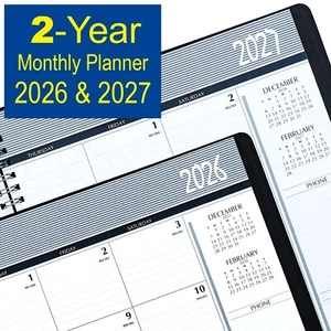 2026 & 2027 House of Doolittle 2620-02 HOD262002 2-Year Monthly Planner, 8.5x11" - Picture 1 of 6