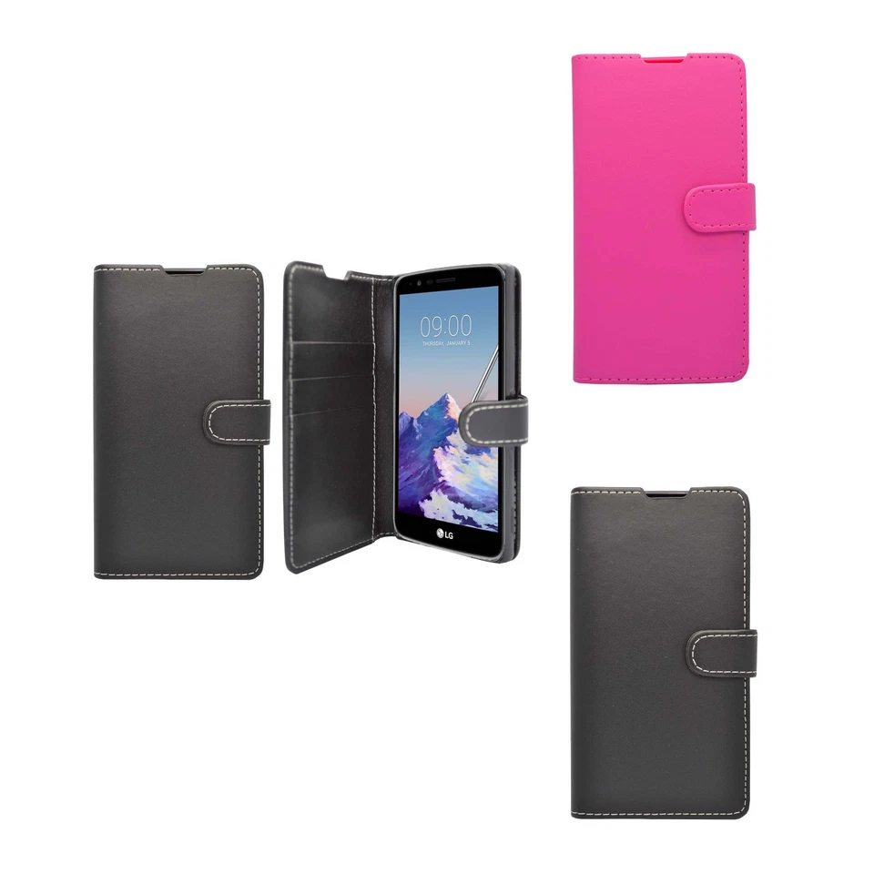 Case For LG Stylus 3 Wallet Flip PU Leather Stand Card Slot Pouch Phone Cover - Image 1 of 4