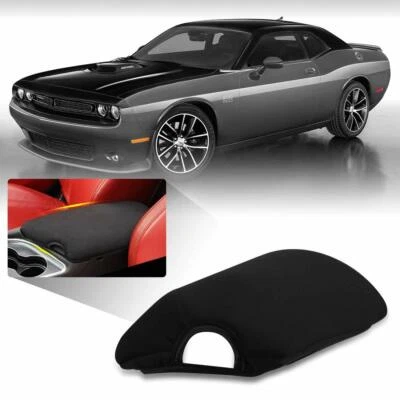 Center Console Armrest Pad Cover for Dodge Challenger 2014 2015 2016 2017 2018 - Image 1 of 4