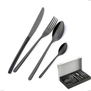 Confezione Panoramica 30 pezzi Venice Gun Metal, Acciaio Inox 18-10 trattamento - Foto 1 di 1