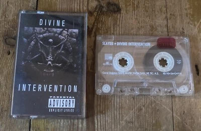 Slayer Divine Intervention Cassette Tape VG+ - Image 1 of 4
