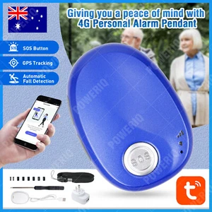 Alarm Pendant Tuya APP Monitor for Seniors Elderly SOS Button GPS Fall Detection - Picture 1 of 14