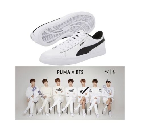 [NEW - BTS x PUMA] PUMA x BTS Court Star Sneakers. SIZE 5.5 UK/ 8 US/ 39 EU.