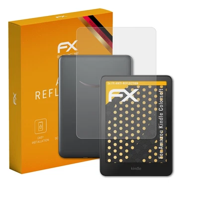 atFoliX 2x Screen Protection Film for Amazon Kindle Colorsoft matt&shockproof - Image 1 of 4