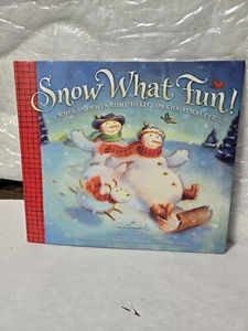 Hallmark Snow What Fun 2004 NOS Children's Book Holiday Series Snowmen Kids 1 - Imagen 1 de 8