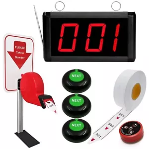 Sistema de gestión de colas inalámbrico Take a Number System para restaurante/cafetería/clínica - Imagen 1 de 6