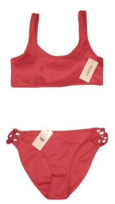 BIKINI RTLS $98 JUICY COUTURE CORAL 2 piezas talla M Foto 1 de 4