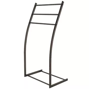 KINGSTON BRASS SCC8255 Pedestal Steel Construction Towel Rack, Oil Rubbed Bronze - Picture 1 of 1