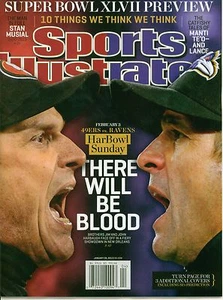 2013 JOHN HARBAUGH BALTIMORE RAVENS SPORTS ILLUSTRATED NEWSSTAND NO LABEL - Picture 1 of 1