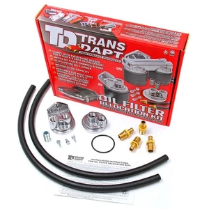 Trans-Dapt Engine Oil Filter Remote Mounting Kit 1122; Single Filter Kit 3/4-16 - Picture 1 of 1