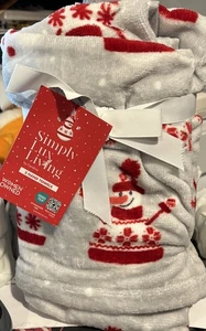 2 Simply Lux Living Schneemann Deko Handtücher Neu mit Etikett - Bild 1 von 1