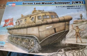 Hobby Boss German Land-Wasser-Schlepper (LWS) 1/35 Unused Model Damage Open Box - Picture 1 of 8