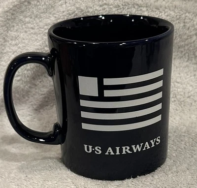 Taza de café de colección US AIRWAYS TAZA negra Stafford Shire Inglaterra vajilla de mesa Foto 1 de 4