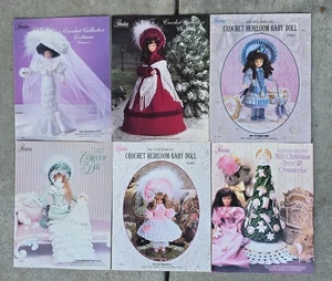 Lot of 6 Paradise Publications Crochet Fashion Doll Pattern Instruction Books - Picture 1 of 4