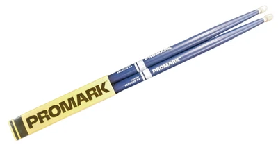 Promark Hickory Rebound 5A Blue Bacchette Batteria Punta Acorn Legno Noce