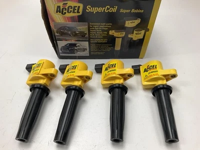 (4) Accel 140505 SuperCoil Direct Ignition Coil For 2003-13 Ford Mazda 2.0L 2.3L - Image 1 of 4