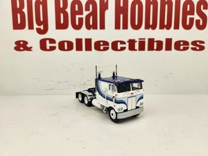 1/64 DCP/FG Blue & White Graphics 352 Peterbilt 110" Cabover Tractor - Picture 1 of 11