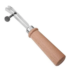 Bordüre Groover Leder verstellbare Knitterlinie Holz + Stahl Brandneu - Bild 1 von 12