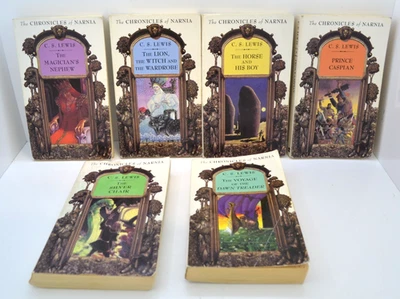 The Chronicles of Narnia 1983 Harpertrophy Lot of 6 MISSING THE FINAL BATTLE - Image 1 of 4