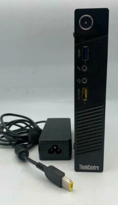 Lenovo ThinkCentre M73 Pentium G3220T Mini PC 128GB SSD 8GB RAM WITH PSU - Image 1 of 4