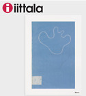 Affiche d'art de la collection Iittala Alvar Aalto croquis bleu 20 × 27,5 dans affiche seulement