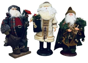 Handwerker Vintage Weihnachtsmann Figuren 18 Zoll groß - Bild 1 von 5